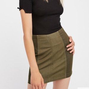 Free People Modern Femme Mini Skirt